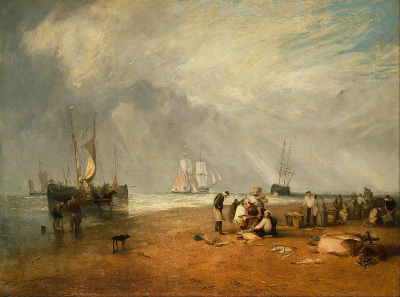 Kalatori Hastingsin rannalla - J. M. W. Turner