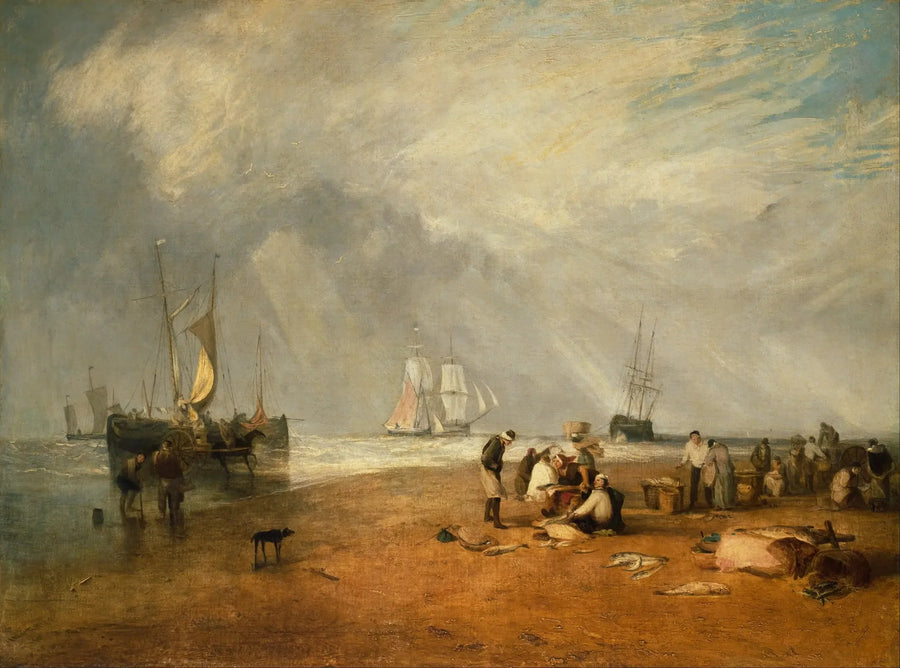 Kalatori Hastingsin rannalla - J. M. W. Turner