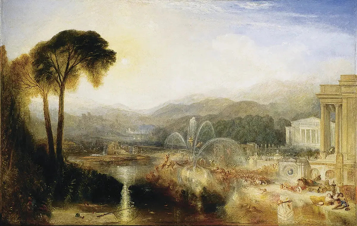 The Fountain of Indolence - J. M. W. Turner image 1 tableau peint à l’huile sur toile