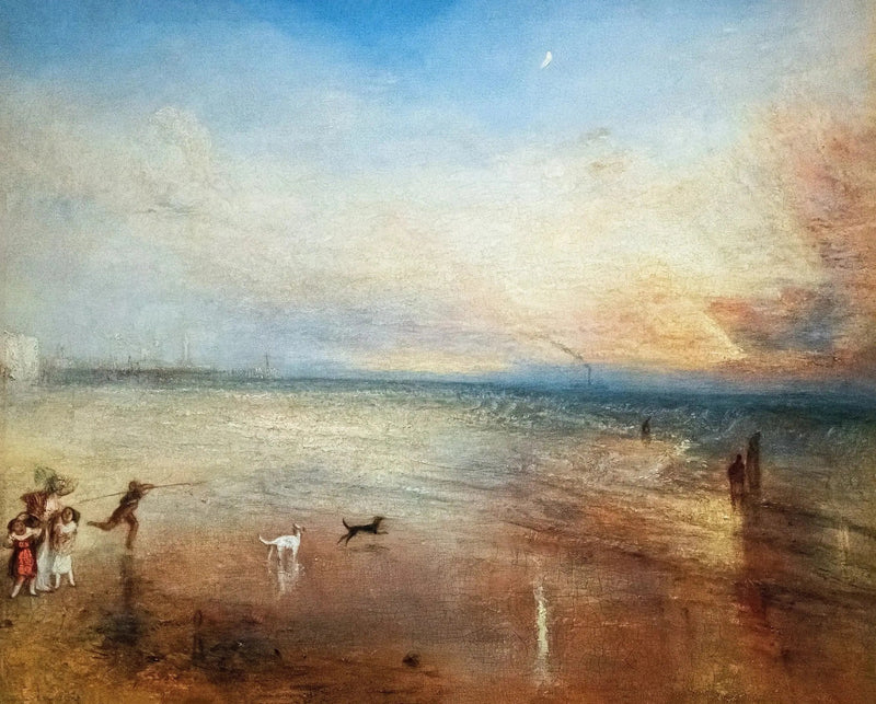 Uusi kuu; tai, 'Olen kadottanut veneeni, et saa rengastasi' - J. M. W. Turner