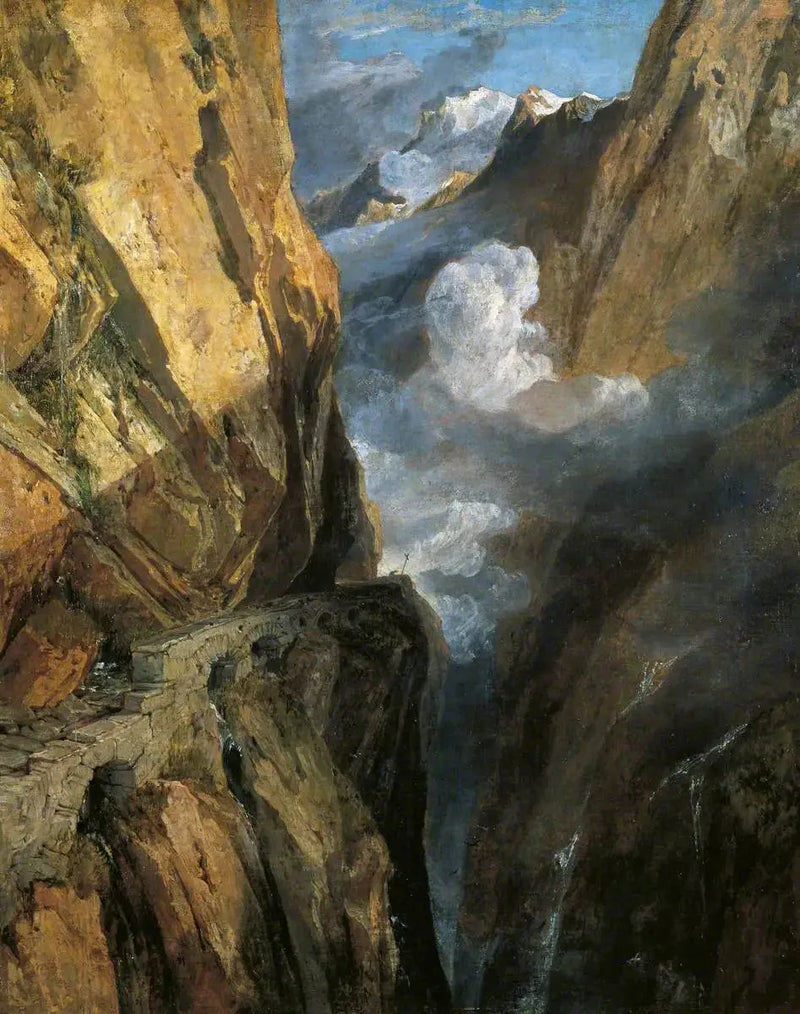 Pyhä Gotthardin solat, Sveitsi - J. M. W. Turner