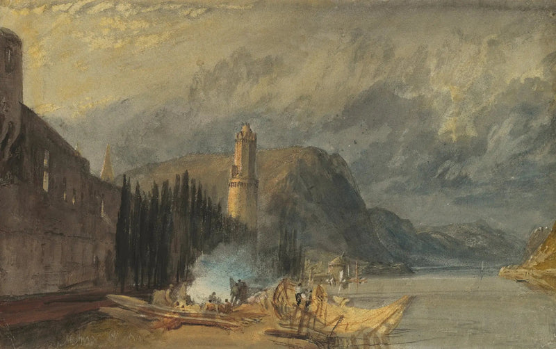 Roomalainen torni, Andernach - J. M. W. Turner