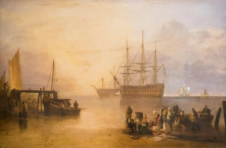 Aurinko nousee höyryn läpi. - J. M. W. Turner