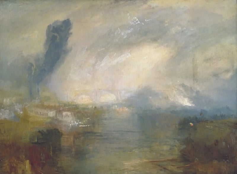 Thames Waterloo-sillan yläpuolella - J. M. W. Turner