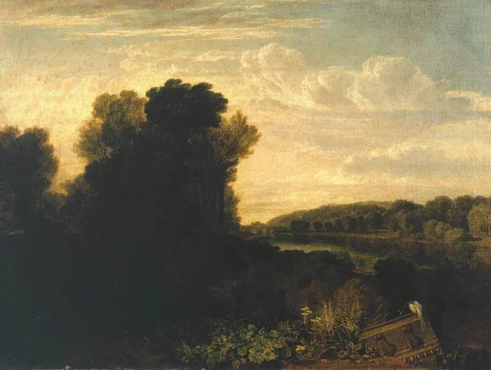 Reproduction du tableau « The Thames at Weybridge - J. M. W. Turner » par Alpha Reproduction en peinture à l’huile
