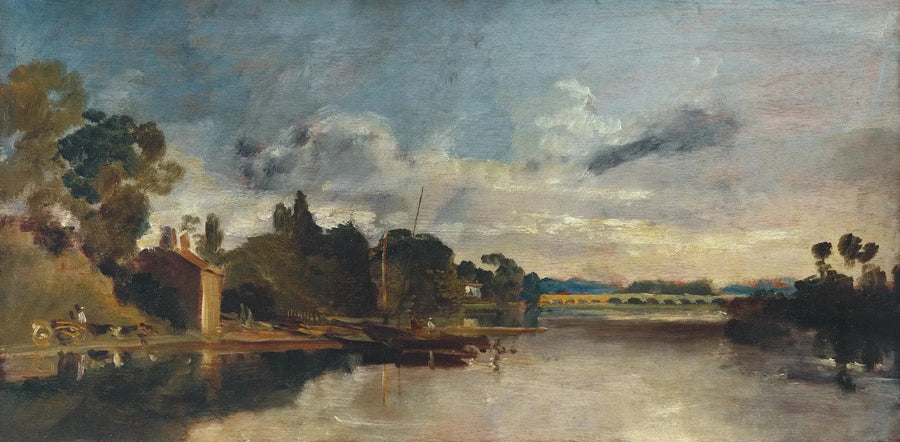 Thames Waltonin siltojen lähellä - J. M. W. Turner