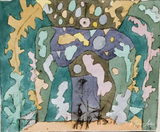 Théâtre, 1916 - Paul Klee - Reproductions de tableaux et peintures haut de gamme