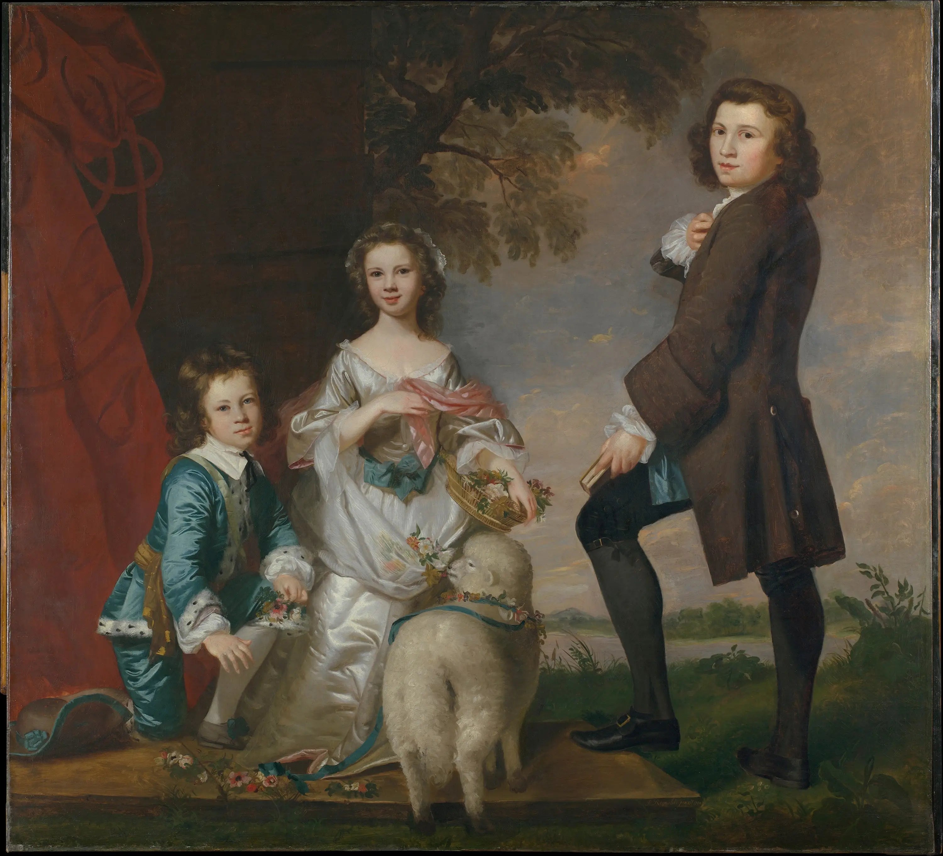 Thomas (1740–1825) et Martha Neate (1741–après 1795) avec son tuteur Thomas Needham - Joshua Reynolds - Alpha