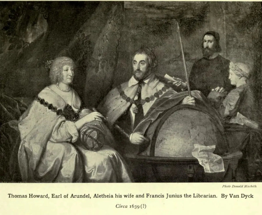 Thomas Howard, 2. arkkiherttua Arundel (1585-1646) ja hänen vaimonsa Lady Alethea Talbot, Arundelin kreivitär (noin 1590-1654) mahdollisesti Francis Junius (1589-1677) tai William Petty - Antoine van Dyck