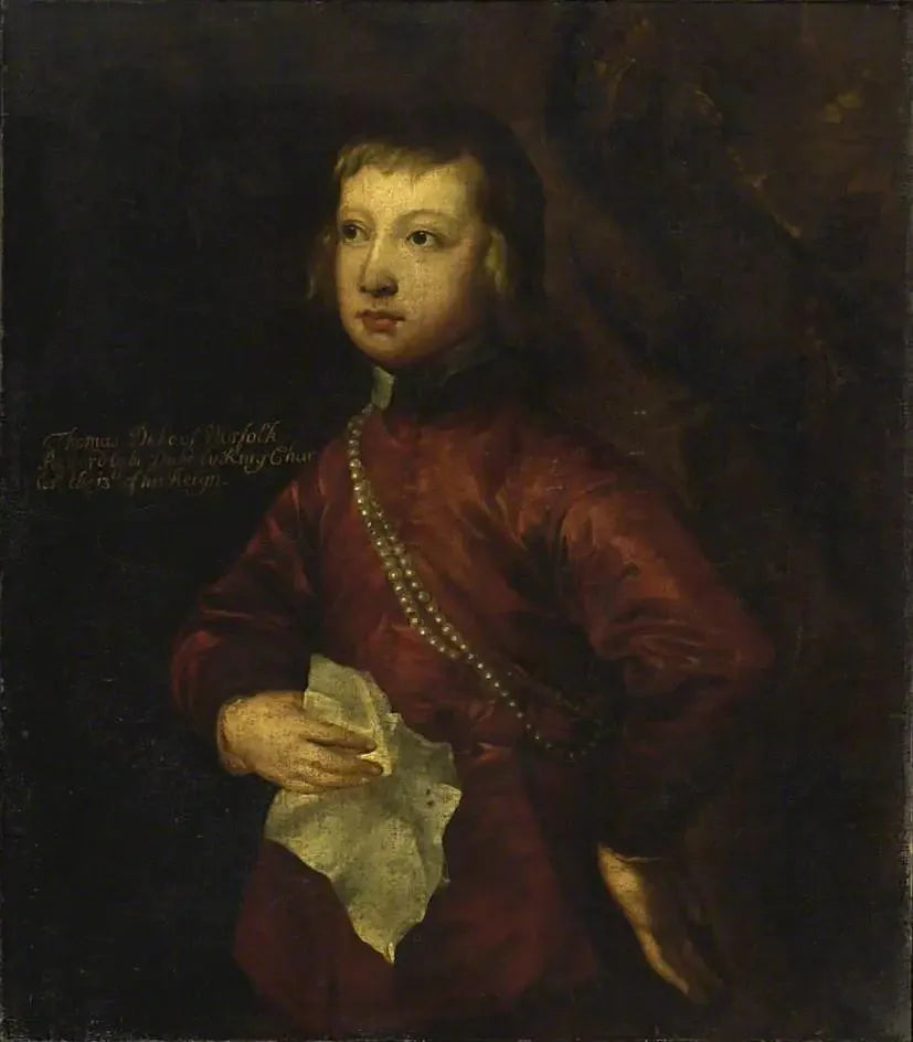 Thomas Howard, tuleva 5. Norfolkin herttua, lapsena - Antoine van Dyck