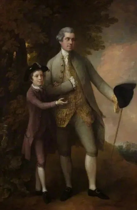 Thomas Rumbold (1736–1791) ja hänen poikansa - Thomas Gainsborough