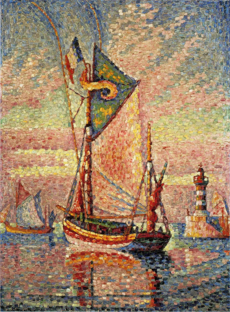 Concarneausin kalastusalus - Paul Signac