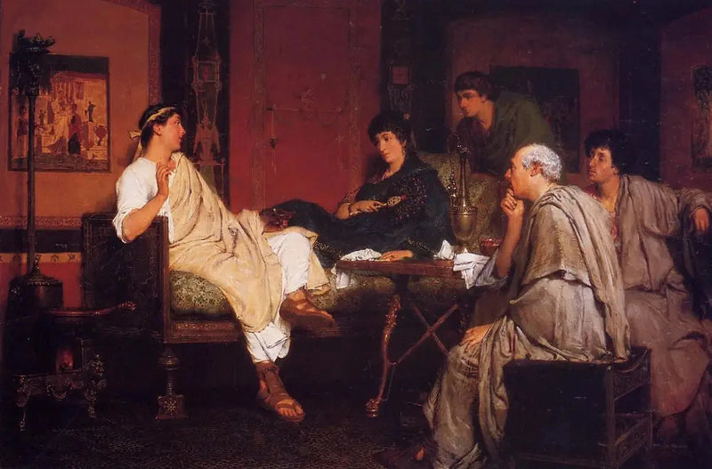 Tibulle Délien talossa - Lawrence Alma-Tadema