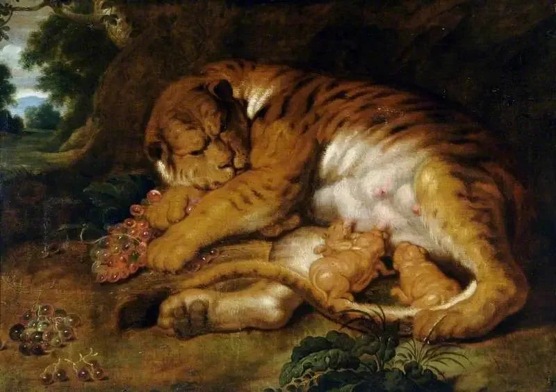 Tiikeri ja sen pennut - Peter Paul Rubens