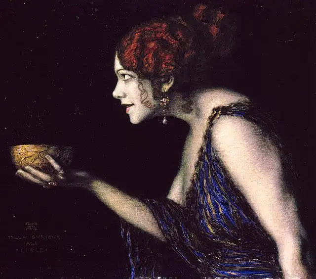 Tilla Durieux Circeenä - Franz von Stuck