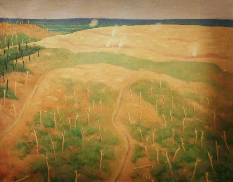 Ampuminen rautalankasta saksalaisilla, Bolenten alue - Félix Vallotton