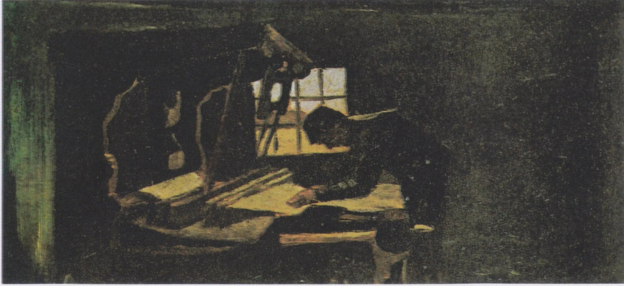 Kutoja langat järjestävä - Vincent van Gogh