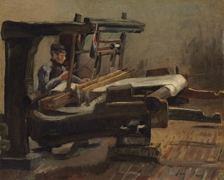 Oikealle kääntyvä kudontakone - Vincent van Gogh