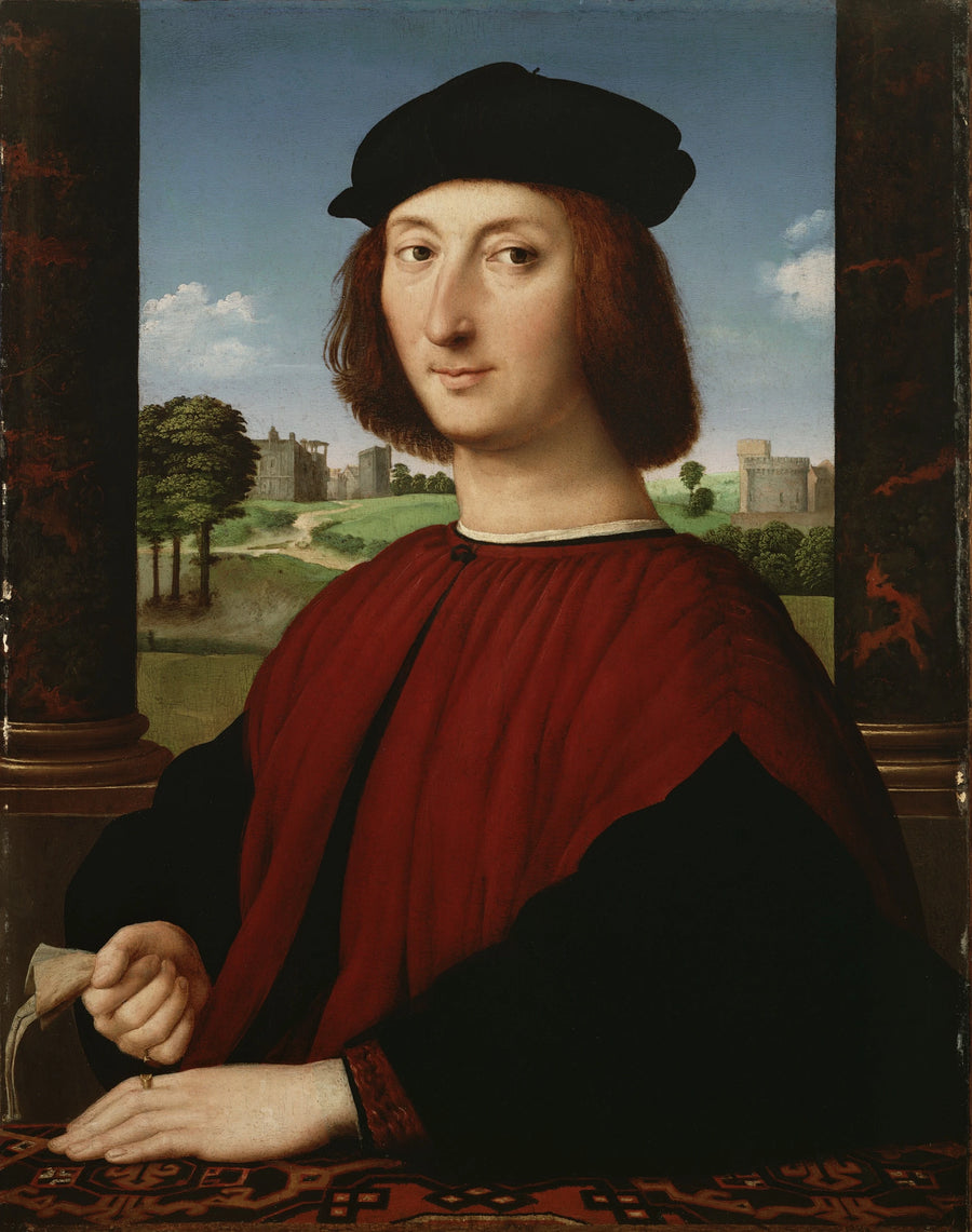 Nuoren miehen muotokuva - Raphael Sanzio
