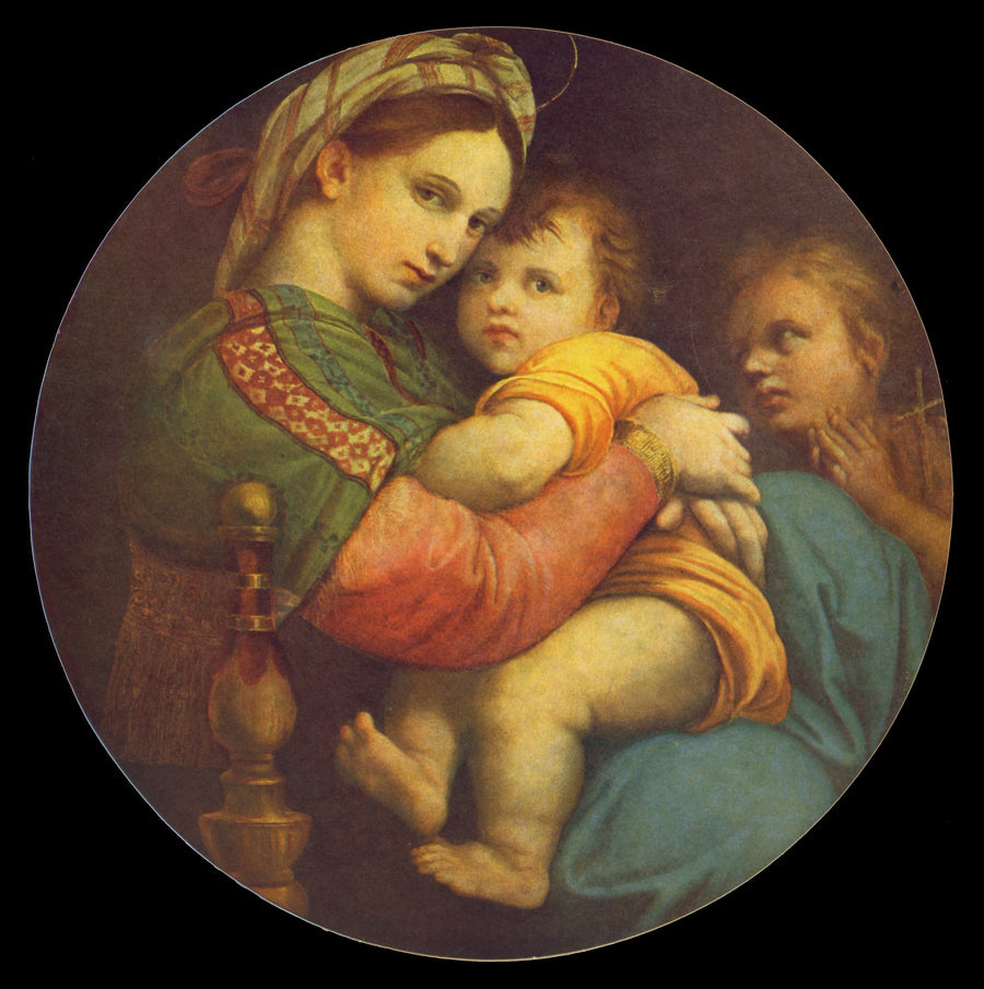 Neitsyt tuolilla - Raphael Sanzio