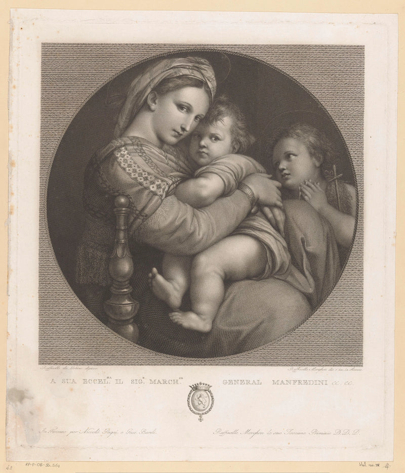 Neitsyt lapsi (Madonna della Seggiola) - Raphael Sanzio