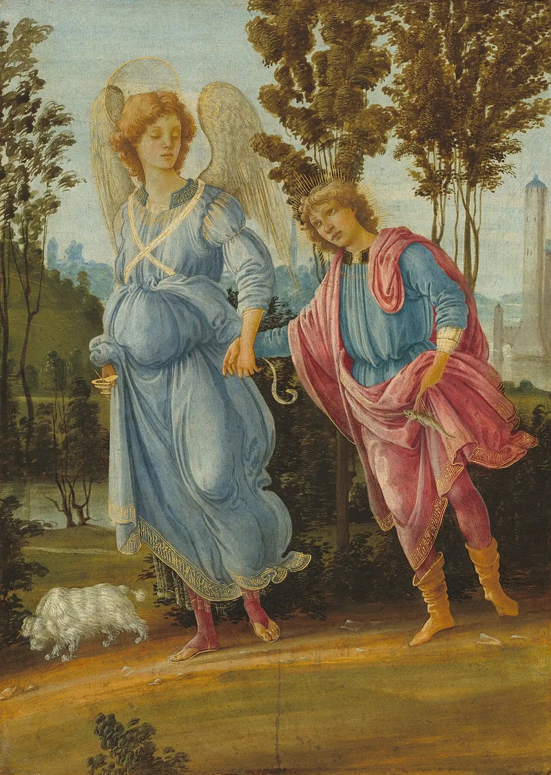 Tobie ja enkeli - Filippino Lippi