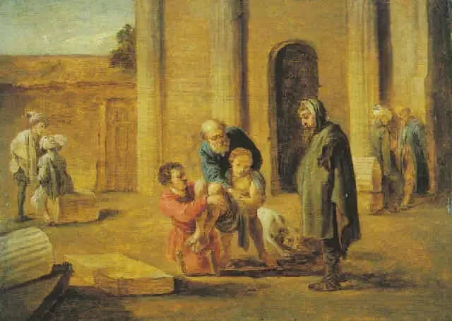 Tobie ja kuollut israelilainen (Domenico Fettiin perustuen) - David Teniers nuorempi