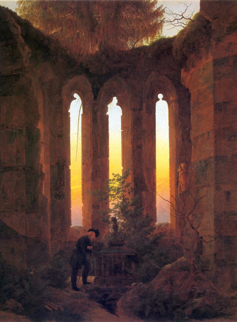 Huttenin hauta - Caspar David Friedrich