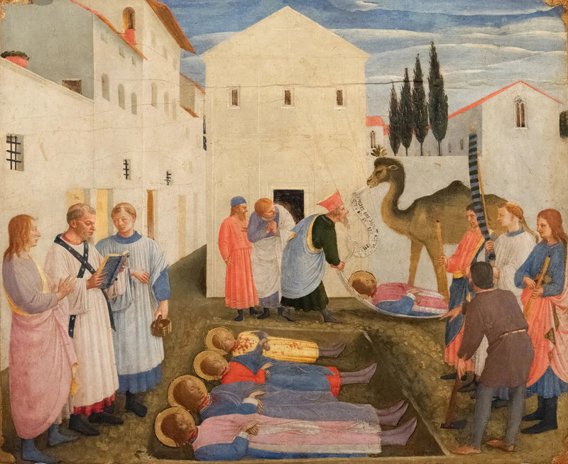 Fra Angelicon Pyhien Cosmas ja Damianuksen hauta