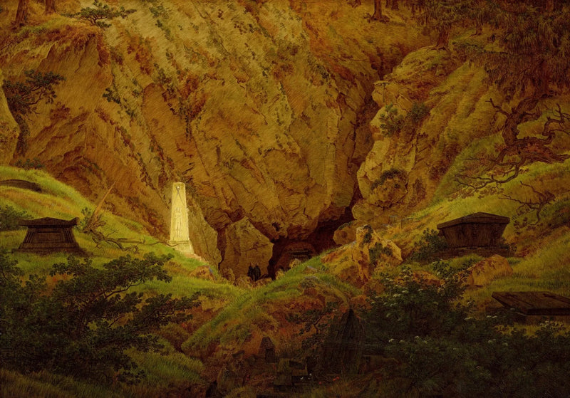 Vapauden taistelijoiden haudat - Caspar David Friedrich