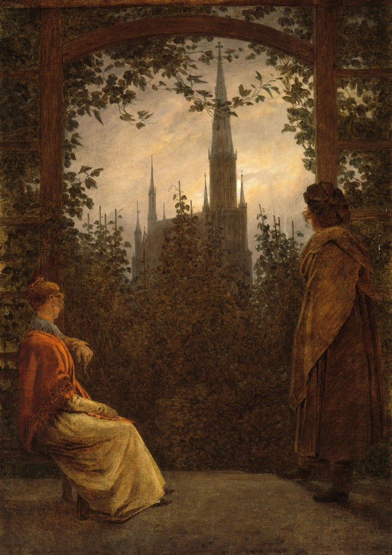 Greifzwaldin paviljonki - Caspar David Friedrich