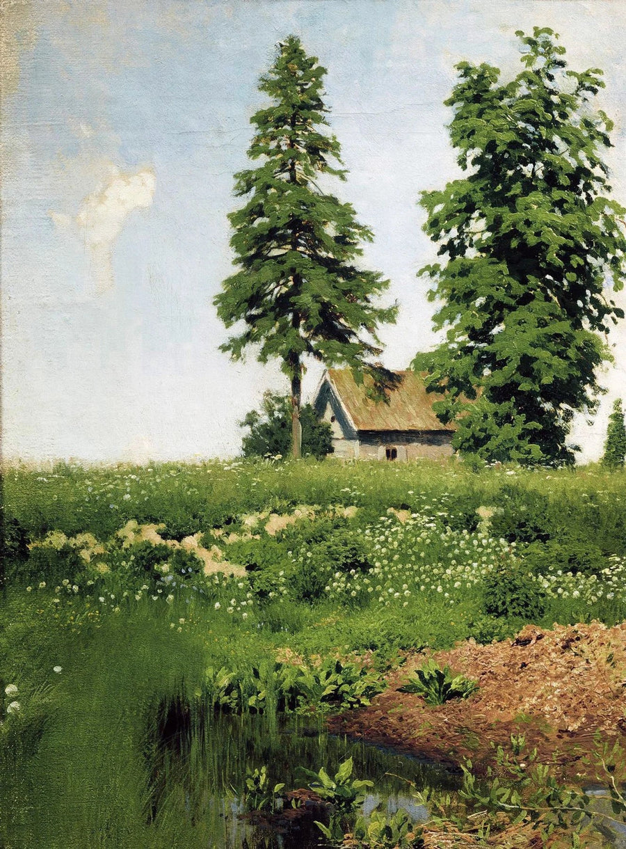 Pieni talo preerialla - Isaac Levitan