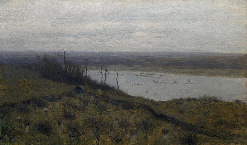 Hautes eaux sur la Soura - Isaac Levitan