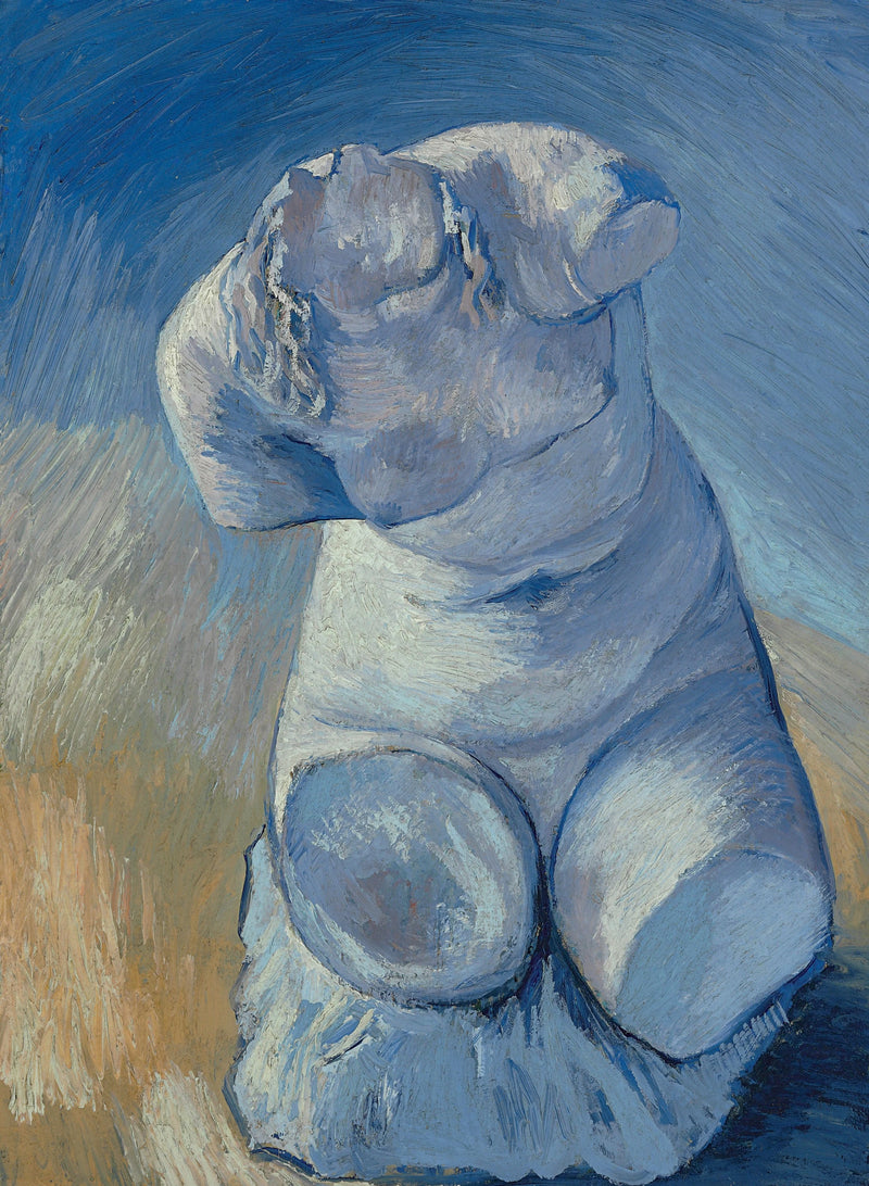 Kipsiveistos: Naisten torso, kasvojen näkymä - Vincent van Gogh