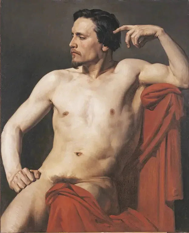 Torso tai puolihahmo maalattu - Bouguereau