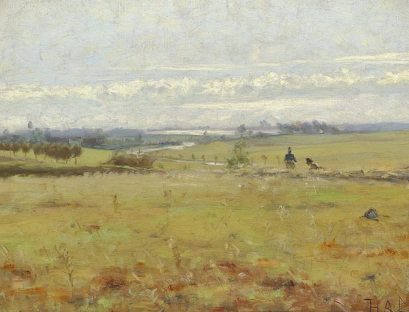 Aamuvarhain suolla. - H. A. Brendekilde