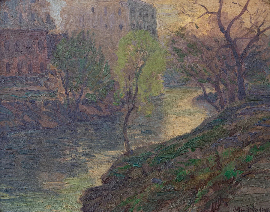 Varhain aamulla San Antonio -joella myllysillalla - Julian Onderdonk