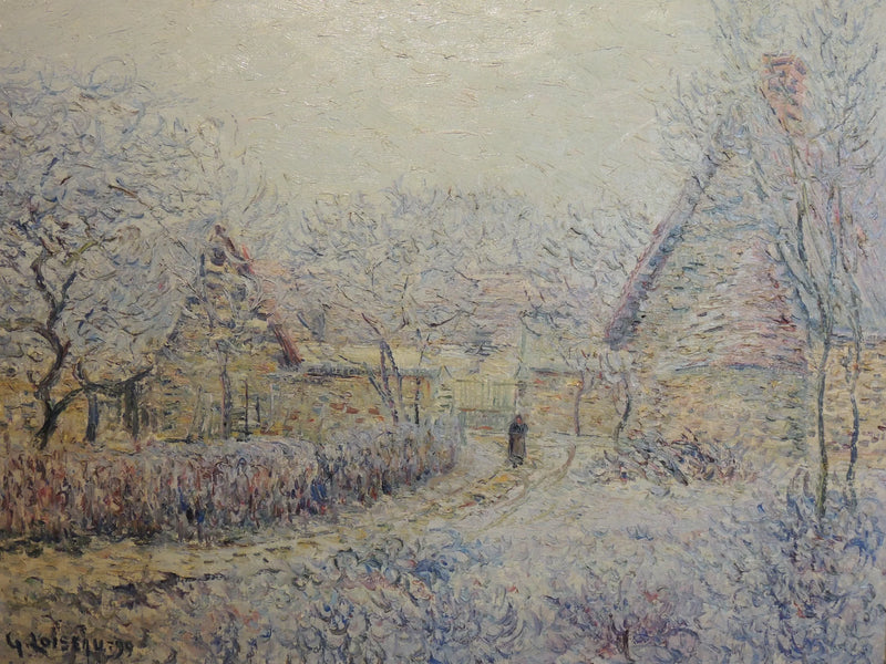 Tournedos sur Seine, lumi, huurre ja sumu - Gustave Loiseau
