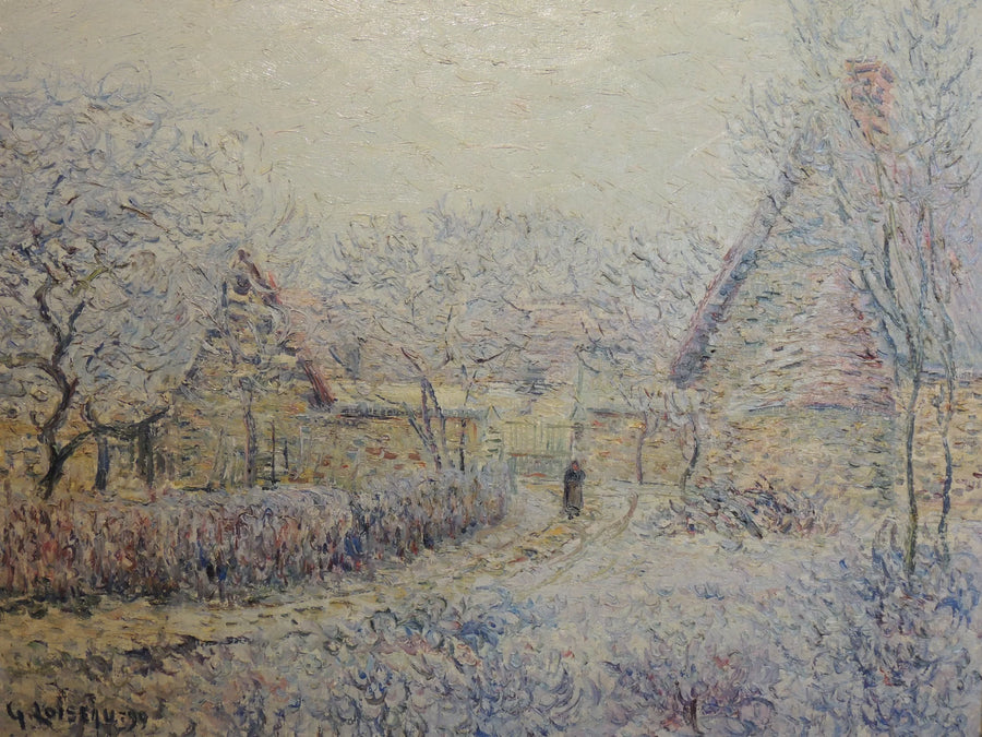 Tournedos sur Seine, lumi, huurre ja sumu - Gustave Loiseau