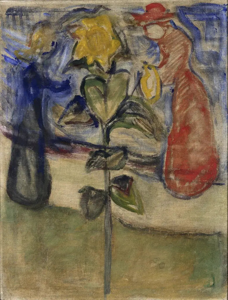 Auringonkukka (Reinhardt-koriste) - Edvard Munch