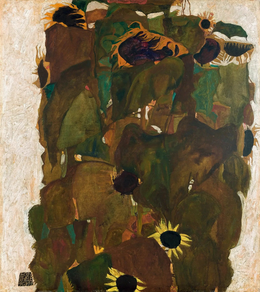 Auringonkukat I - Egon Schiele