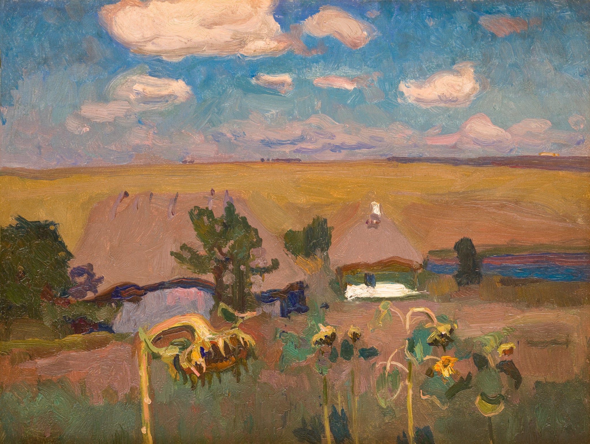 Tournesols de Jan Stanisławski, reproduction du tableau