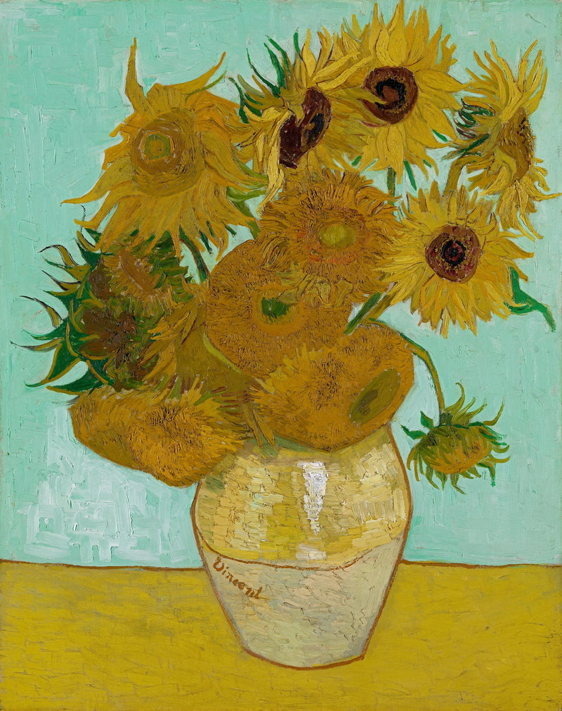 Auringonkukat (Stillife: Maljakko kahdellatoista auringonkukalla) - Vincent van Gogh