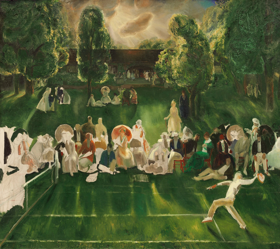 Tournoi de tennis - George Bellows