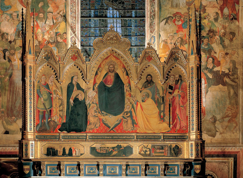 Traditio Legis ja Trinity - Andrea Orcagna