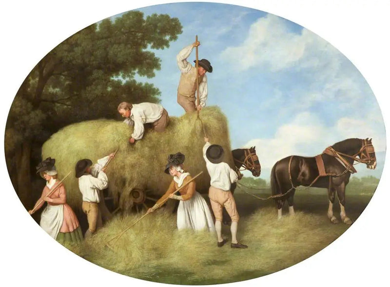 Heinäkuljetus - George Stubbs
