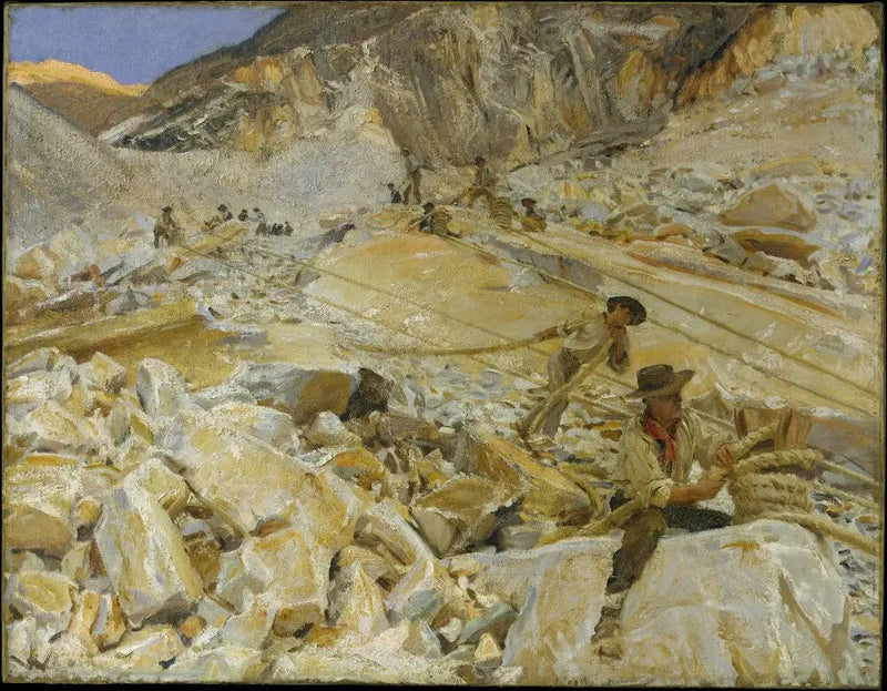 Marmorinkuljetus Carraresta - John Singer Sargent