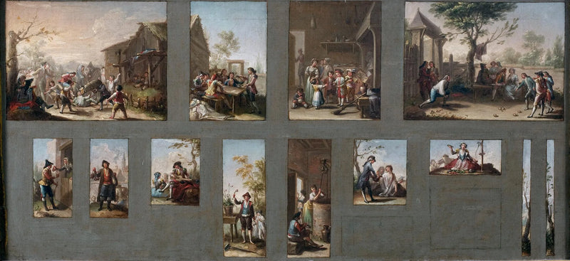Kolmetkymmenen luonnosta Tapestry Cartoons - Francisco Bayeu