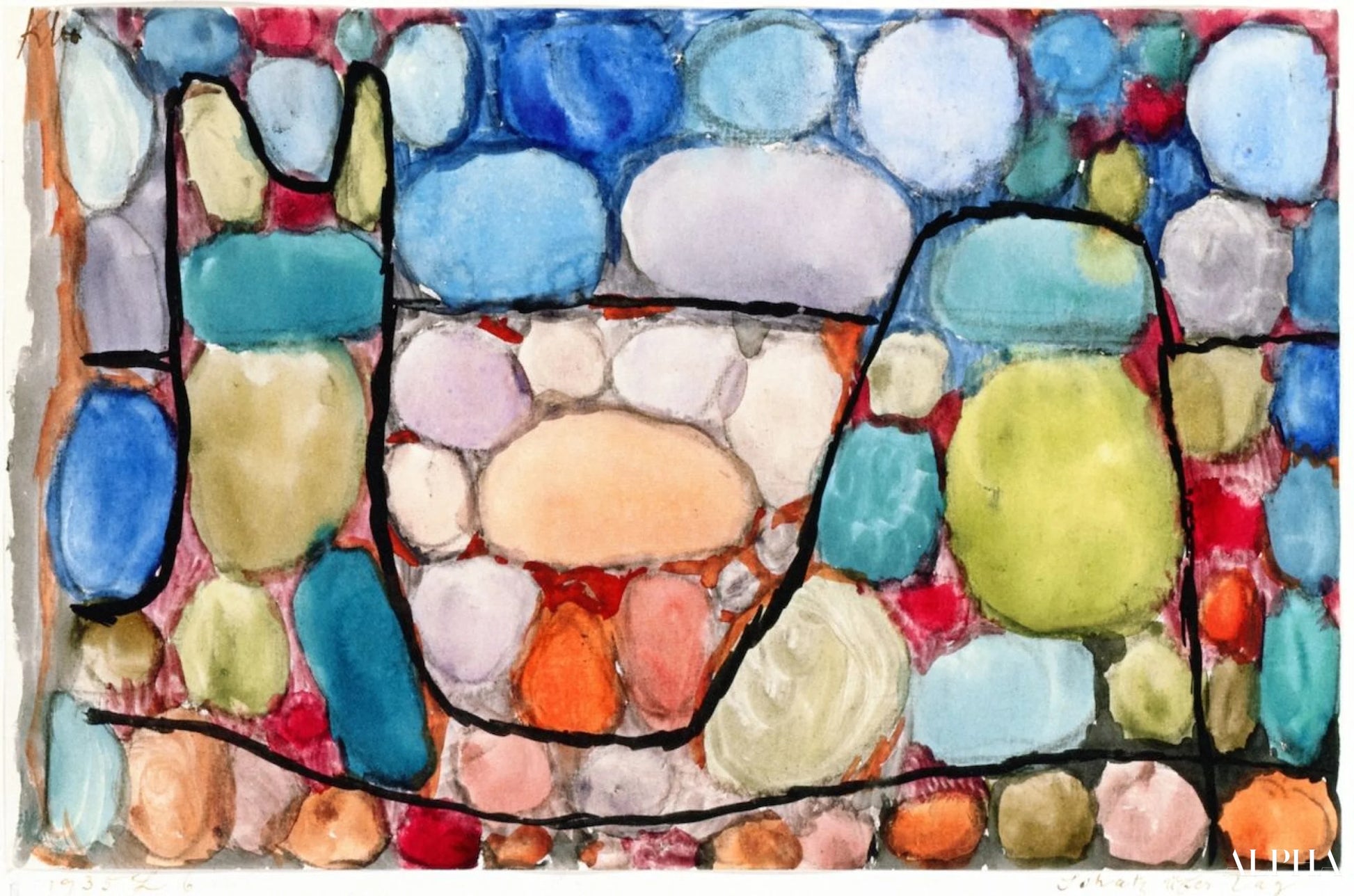 Aarteet pinnalla - Paul Klee - Korkealaatuiset taulujen ja maalauksien reproduktiot