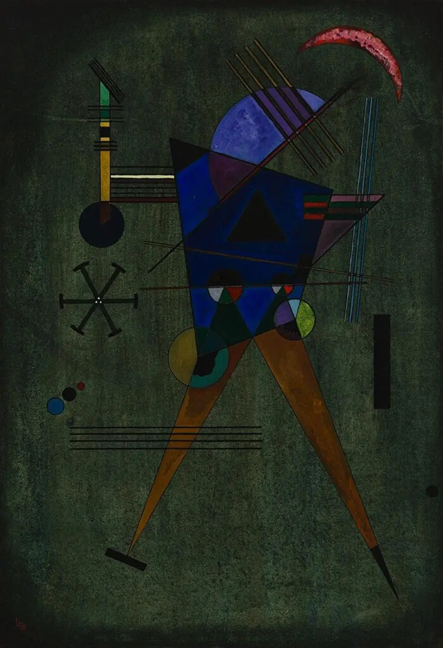 Musta kolmio - Vassily Kandinsky